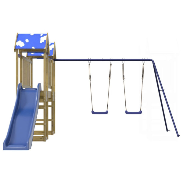 Parque infantil de exterior madera de pino impregnada M 3