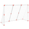 Baliza futebol infantil c/ bolas 2 em 1 184x64x124 branco 4