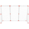 Baliza futebol infantil c/ bolas 2 em 1 184x64x124 branco 5