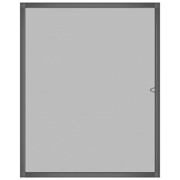 Tela anti-insetos para janelas 100x120 cm antracite M 3