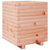 Jardinera madera maciza de abeto Douglas 40x40x49.5 cm 2
