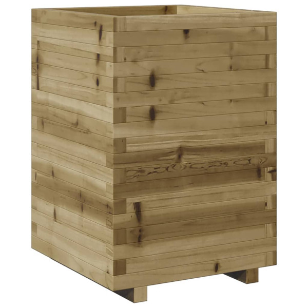 Jardinera madera de pino impregnada 50x50x72.5 cm M 2