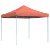 Tienda de fiesta plegable Pop-Up terracota 292x292x315 cm 5