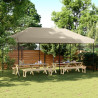 Tienda de fiesta plegable Pop-Up taupe 580x292x315 cm 1