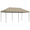 Tienda de fiesta plegable Pop-Up taupe 580x292x315 cm 2