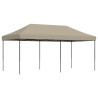 Tienda de fiesta plegable Pop-Up taupe 580x292x315 cm 5