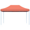 Tenda para festas pop-up dobrável 440x292x315 cm terracotta 3