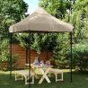 Tienda de fiesta plegable Pop-Up taupe 200x200x306 cm 1