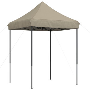 Tenda p/ festas pop-up dobrável 200x200x306cm cinza-acastanhado H