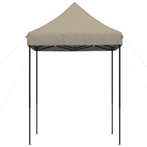 Tenda p/ festas pop-up dobrável 200x200x306cm cinza-acastanhado M 4