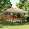 Tenda para festas pop-up dobrável 410x279x315 cm bege 1