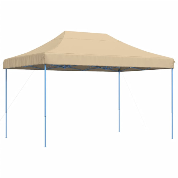 Tenda para festas pop-up dobrável 410x279x315 cm bege M 2