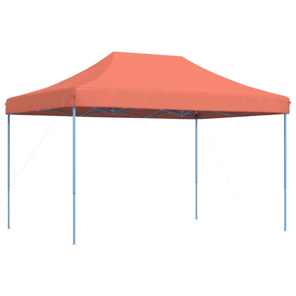 Tenda para festas pop-up dobrável 410x279x315 cm terracotta M 5