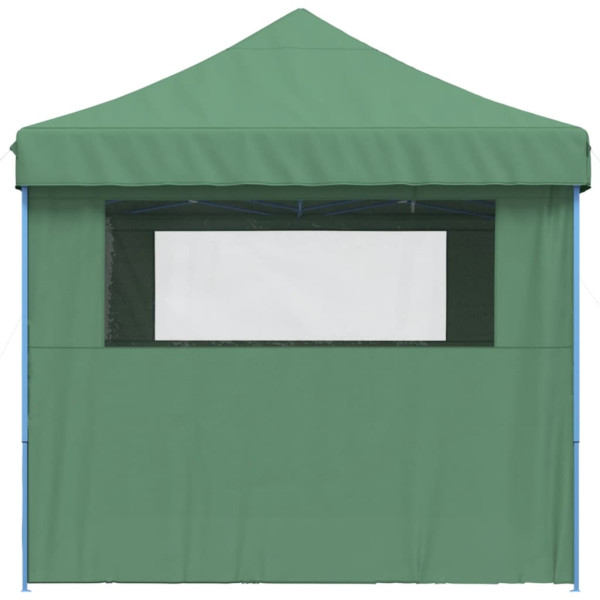 Tienda de fiesta plegable Pop-Up con 4 paredes laterales verde M 4