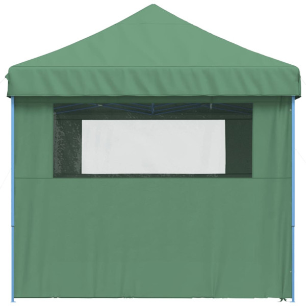 Tienda de fiesta plegable Pop-Up con 4 paredes laterales verde M 4