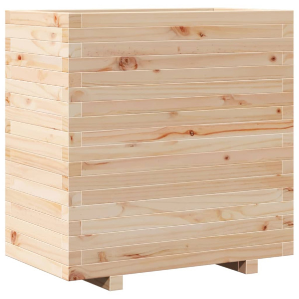 Jardinera madera maciza de pino 70x40x72 cm M 2