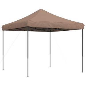 Tenda para festas pop-up dobrável 292x292x315 cm castanho H