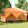 Tienda de fiesta plegable Pop-Up 4 paredes laterales naranja 1
