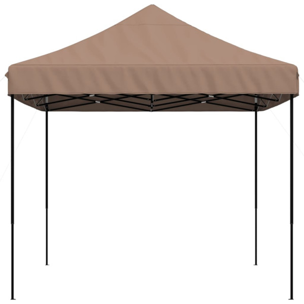 Tenda para festas pop-up dobrável 410x279x315 cm castanho M 4