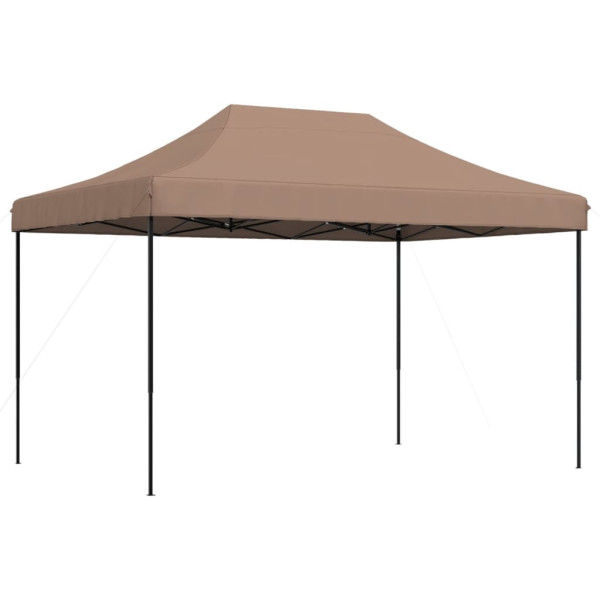 Tenda para festas pop-up dobrável 410x279x315 cm castanho M 5