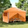 Tienda de fiesta plegable Pop-Up 4 paredes laterales naranja 1