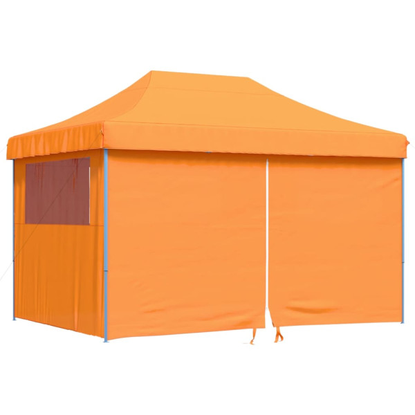 Tenda para festas pop-up dobrável c/ 4 paredes laterais laranja M 2