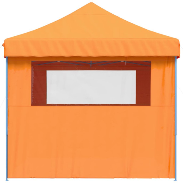 Tienda de fiesta plegable Pop-Up 4 paredes laterales naranja M 4