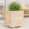 Jardinera madera maciza de pino 40x40x49.5 cm 1