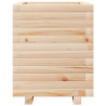 Jardinera madera maciza de pino 40x40x49.5 cm 5