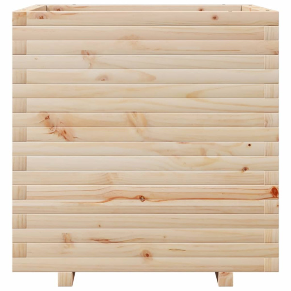 Jardinera madera maciza de pino 70x70x72 cm M 5