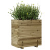 Jardinera madera de pino impregnada 70x40x72 cm 4
