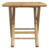 Mesa plegable de jardín de bambú 45x45x45 cm 4