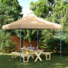 Tienda de fiesta plegable Pop-Up beige 292x292x315 cm 1
