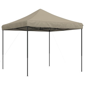 Tienda de fiesta plegable Pop-Up taupe 292x292x315 cm H