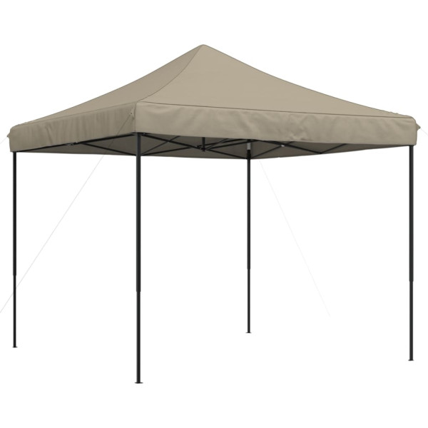 Tenda p/ festas pop-up dobrável 292x292x315cm cinza-acastanhado M 2
