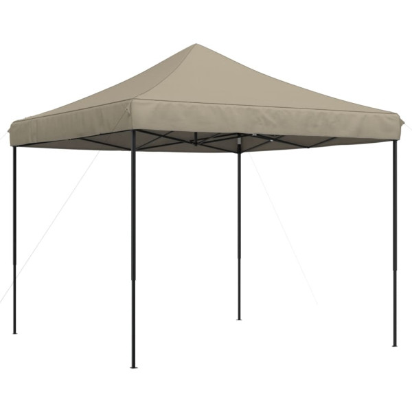 Tenda p/ festas pop-up dobrável 292x292x315cm cinza-acastanhado M 5