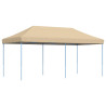 Tienda de fiesta plegable Pop-Up beige 580x292x315 cm 2