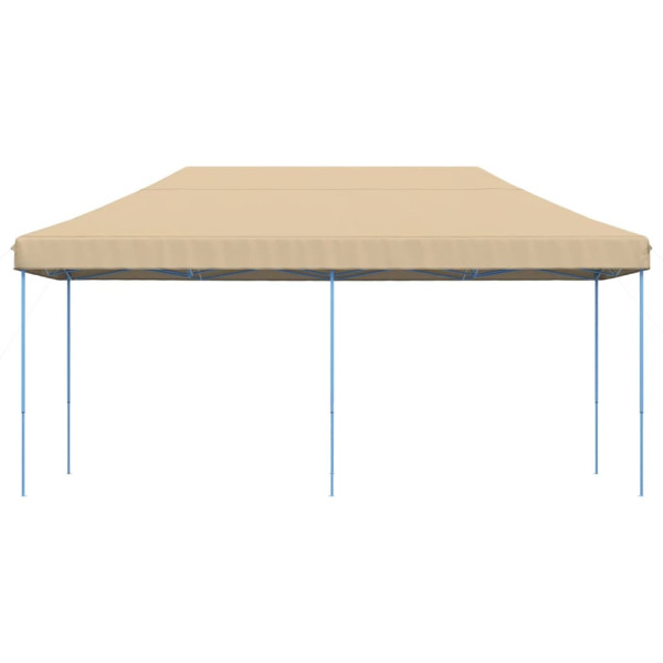 Tenda para festas pop-up dobrável 580x292x315 cm bege M 3