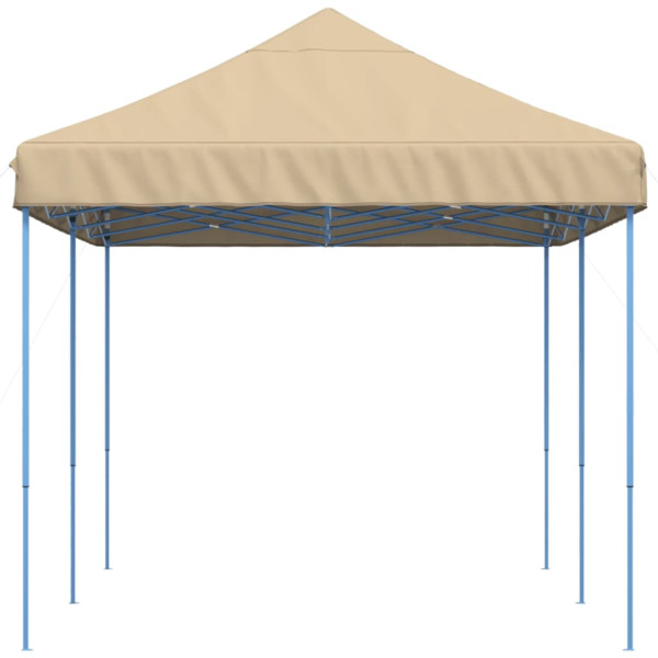 Tenda para festas pop-up dobrável 580x292x315 cm bege M 4