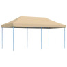 Tienda de fiesta plegable Pop-Up beige 580x292x315 cm 5