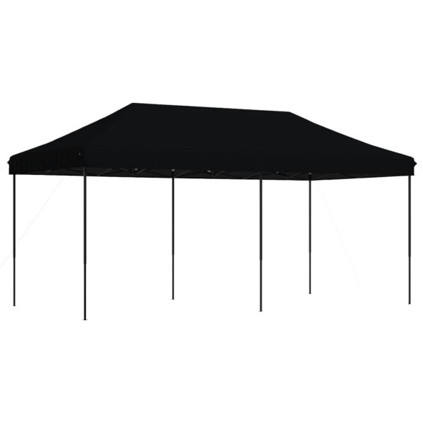 Tenda para festas pop-up dobrável 580x292x315 cm preto M 2