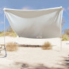 Toldo de playa con anclas de arena gris 304x300 cm 1