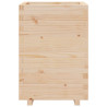 Jardinera madera maciza de pino 50x50x72.5 cm 5