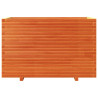 Jardinera madera maciza de pino marrón cera 110x60x72 cm 5