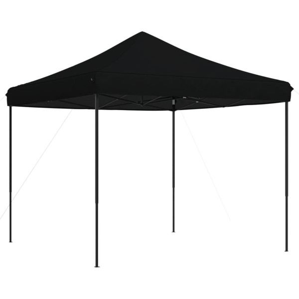 Tienda de fiesta plegable Pop-Up negra 292x292x315 cm M 2