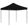 Tienda de fiesta plegable Pop-Up negra 292x292x315 cm 5
