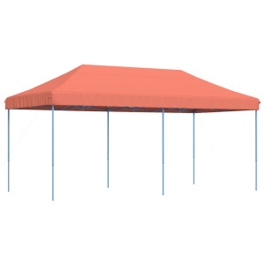 Tienda de fiesta plegable Pop-Up terracota 580x292x315 cm H