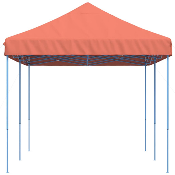 Tenda para festas pop-up dobrável 580x292x315 cm terracotta M 4