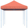 Tenda para festas pop-up dobrável 580x292x315 cm terracotta 4