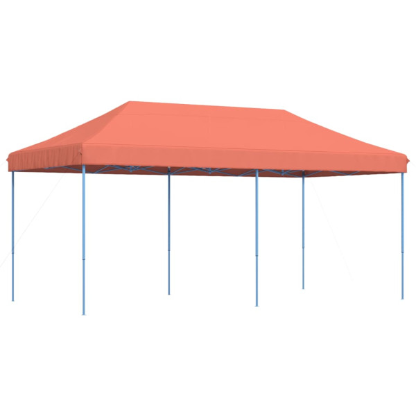 Tenda para festas pop-up dobrável 580x292x315 cm terracotta M 5
